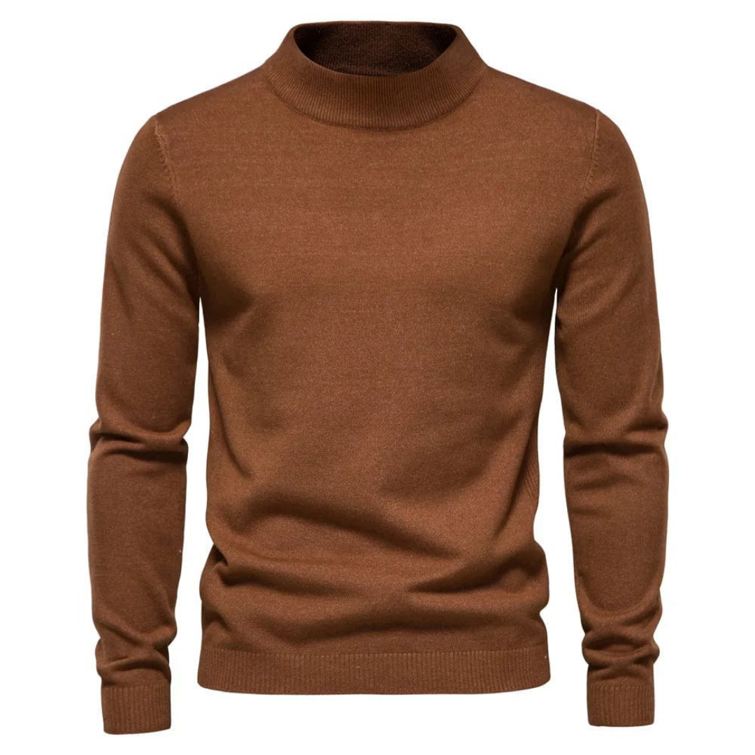 Warm winter turtleneck pullovers for men | Long sleeves