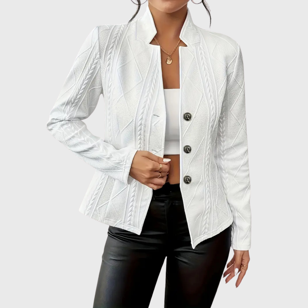 Yunaïa | Chic Buttoned Jacket for Women — Timeless Style & Modern Appeal