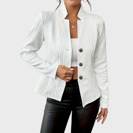 Yunaïa | Chic Buttoned Jacket for Women — Timeless Style & Modern Appeal