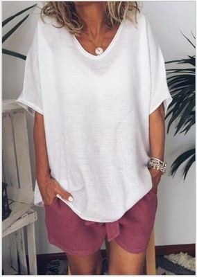 Women's summer blouse loose casual top leisure