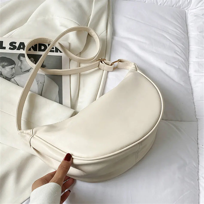 VELINORA™ | Half Moon Crossbody Bag