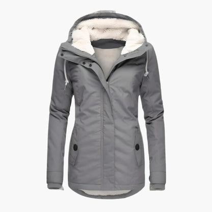 Warm Waterproof Ladies Parka Coat with Hood