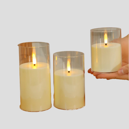 Warm White Flameless Candle 3-Pack