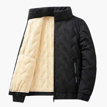 Warm Waterproof Ski Jacket for Men with Zip