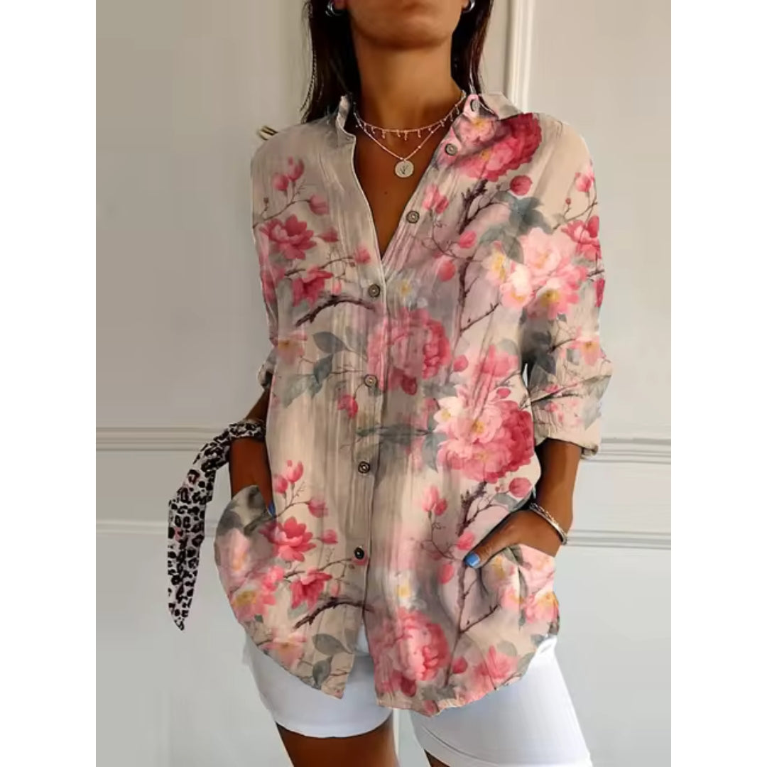 Women's shirt with print | Loose fit