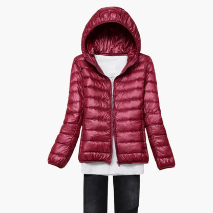 Warm Waterproof Parka for Women with Hood