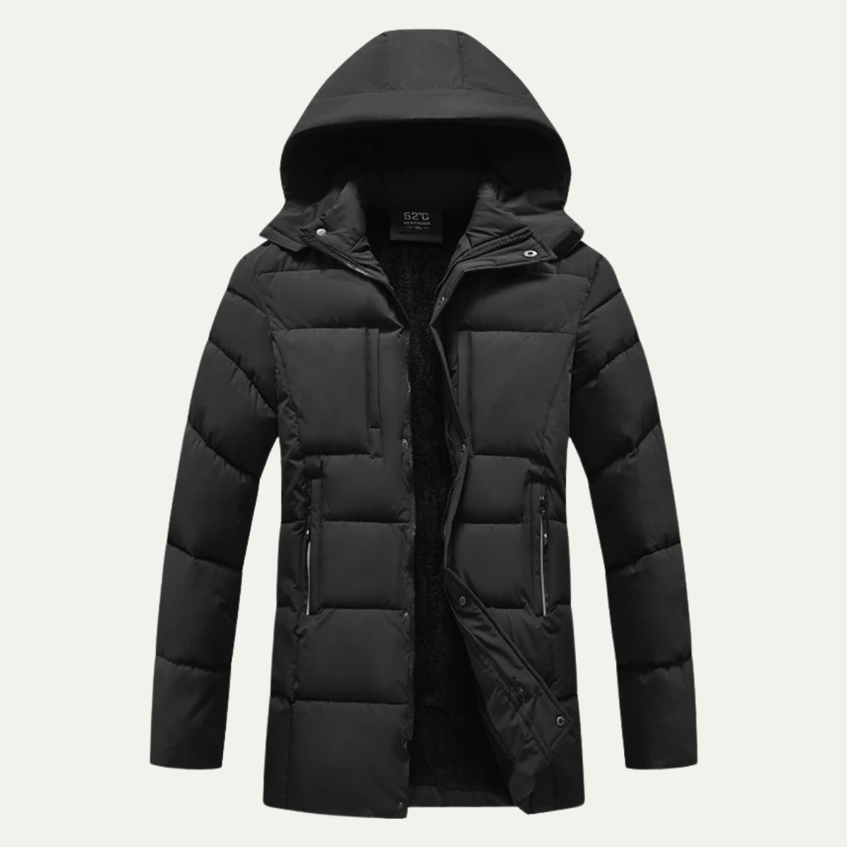 Warm Waterproof Men's Cotton Parka Jacket - Nocini
