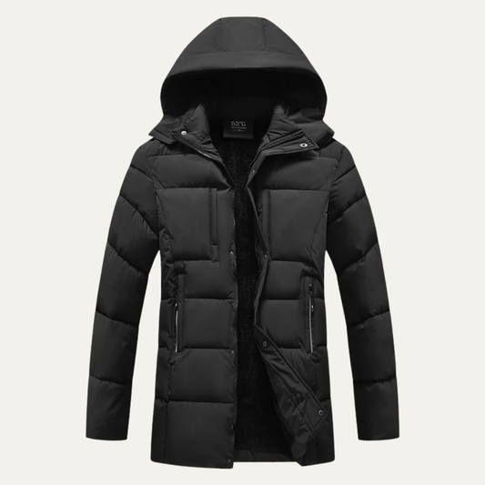 Warm Waterproof Men's Cotton Parka Jacket - Nocini