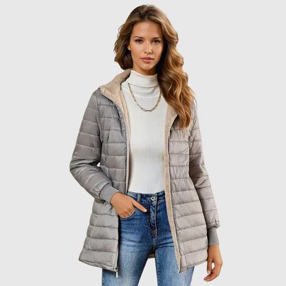 Warm Fleece Lined Parka Coat - Olytrend