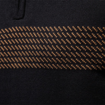 Warm Mens Half Zip Wool Sweater