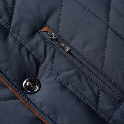 Warm Men's Quilted Padded Winter Parka Jacket