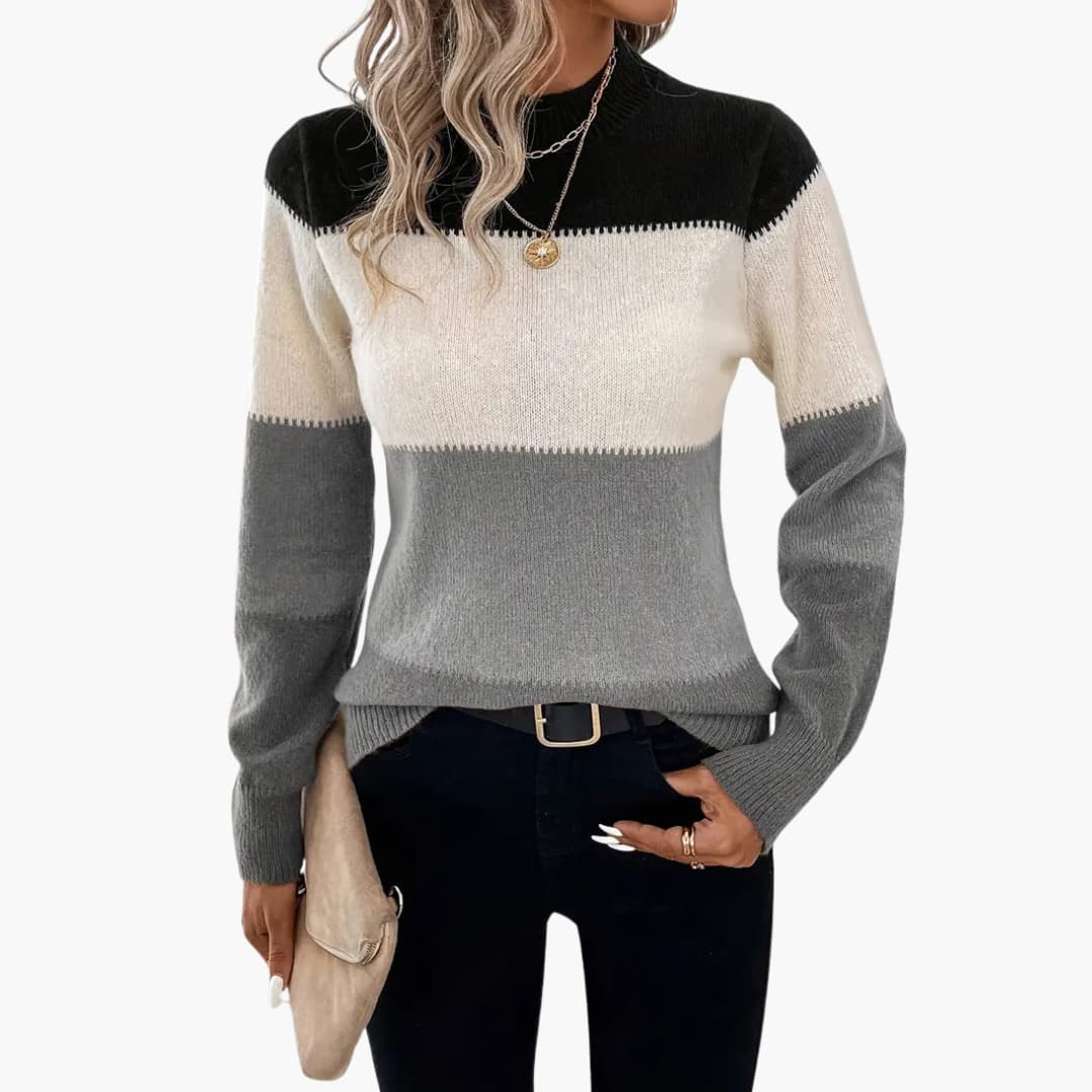 Women's Color Block Sweatshirt