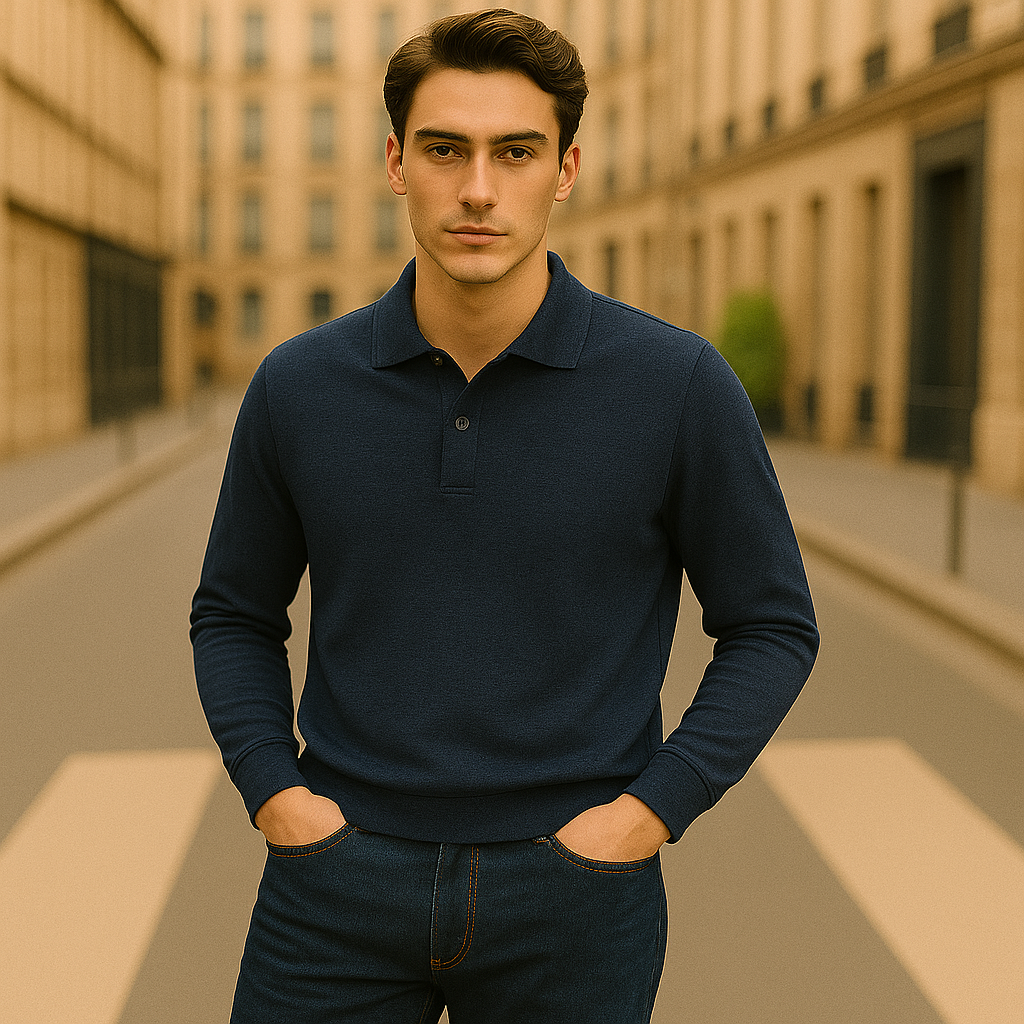 Casual Long Sleeve Shirt for Men | Simple