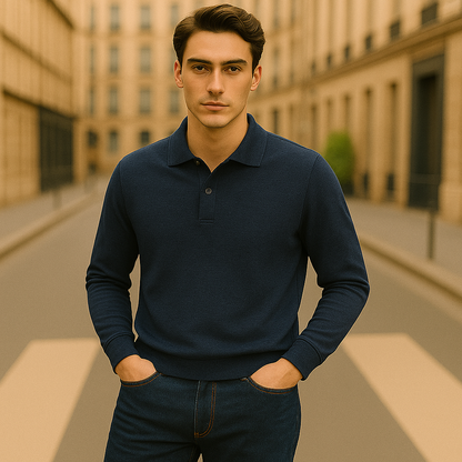 Casual Long Sleeve Shirt for Men | Simple