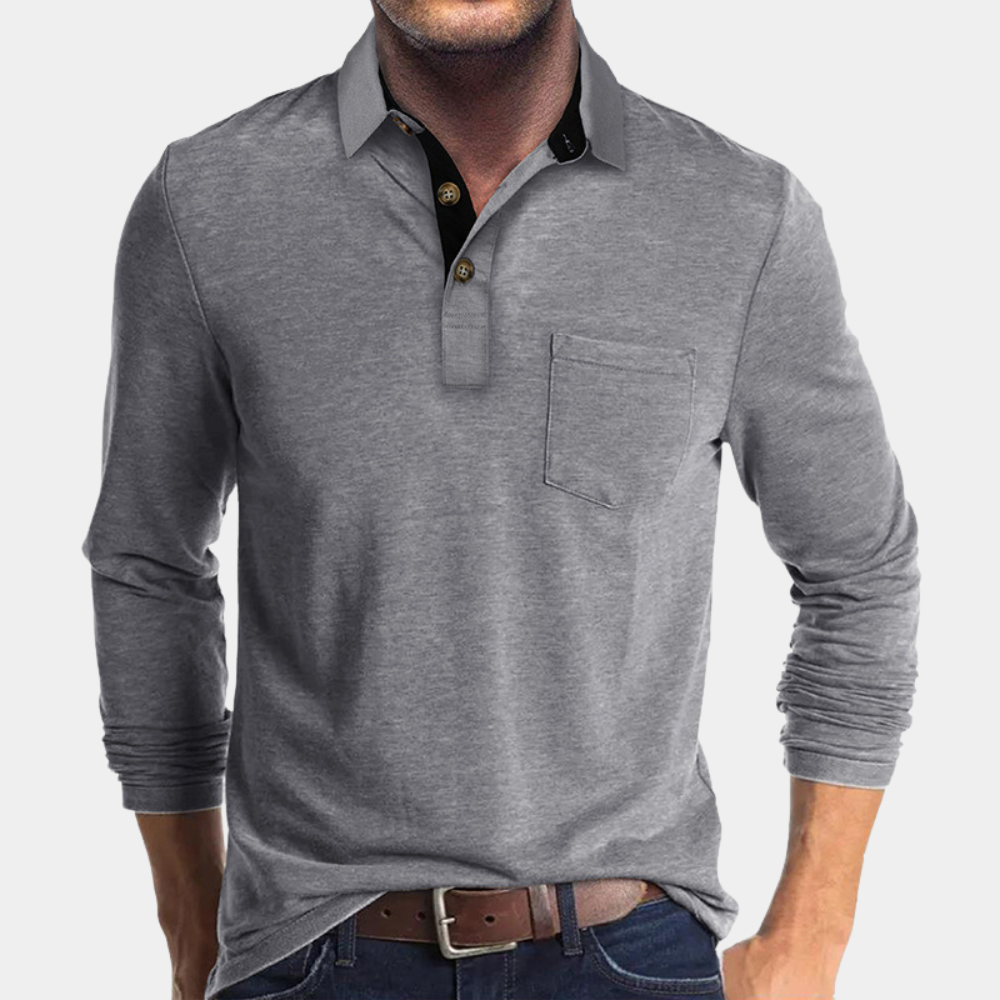 Casual Graphic T-Shirt for Men | Long Sleeves