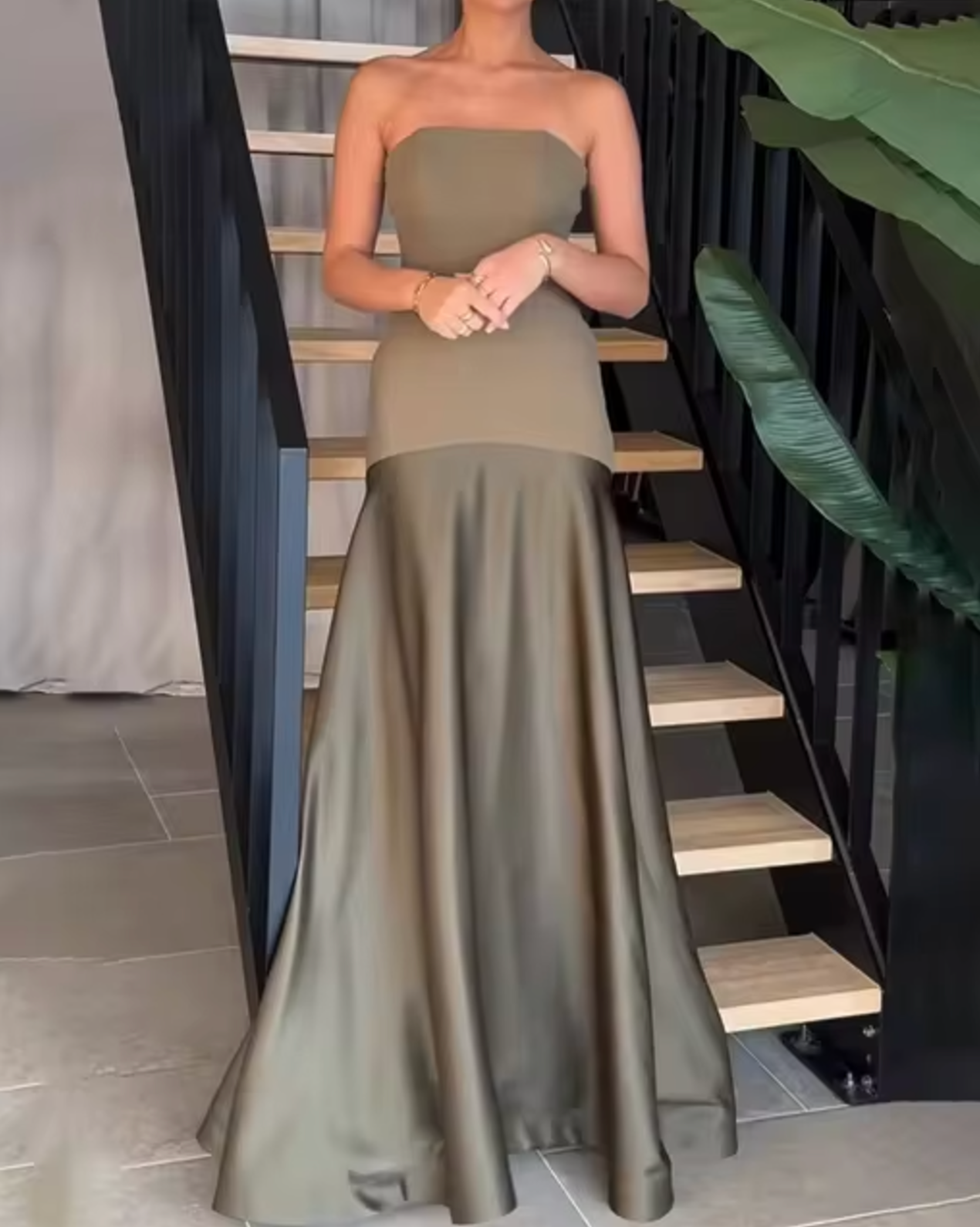Beatrix | Luxurious Maxi Dress for Women in Patchwork Design