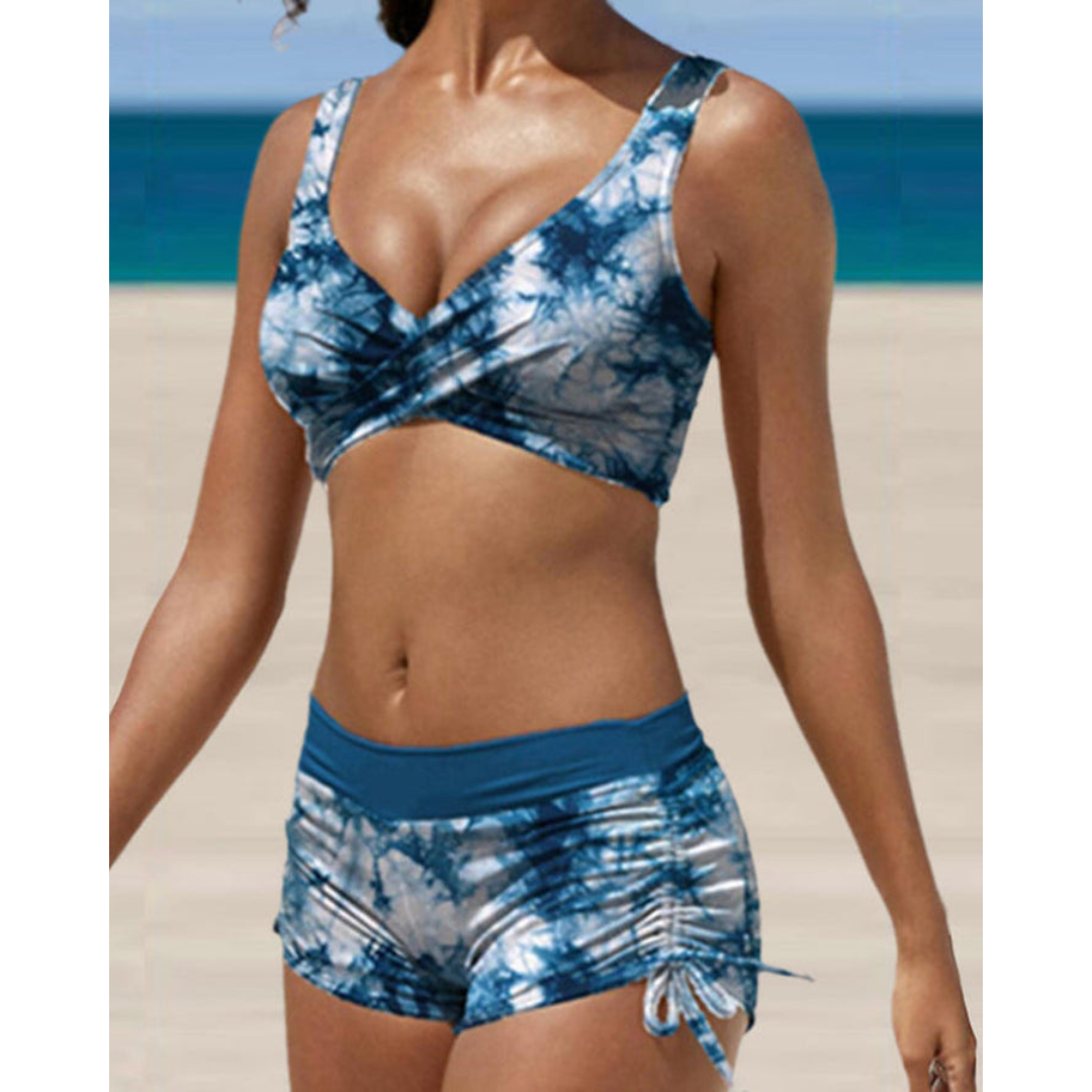Women's 2 Piece Swimsuit Comfortable Fit Floral Bikini