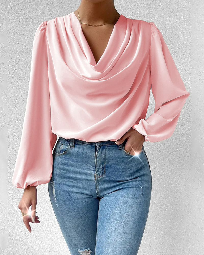 Anjali | Stylish long-sleeved blouse for women