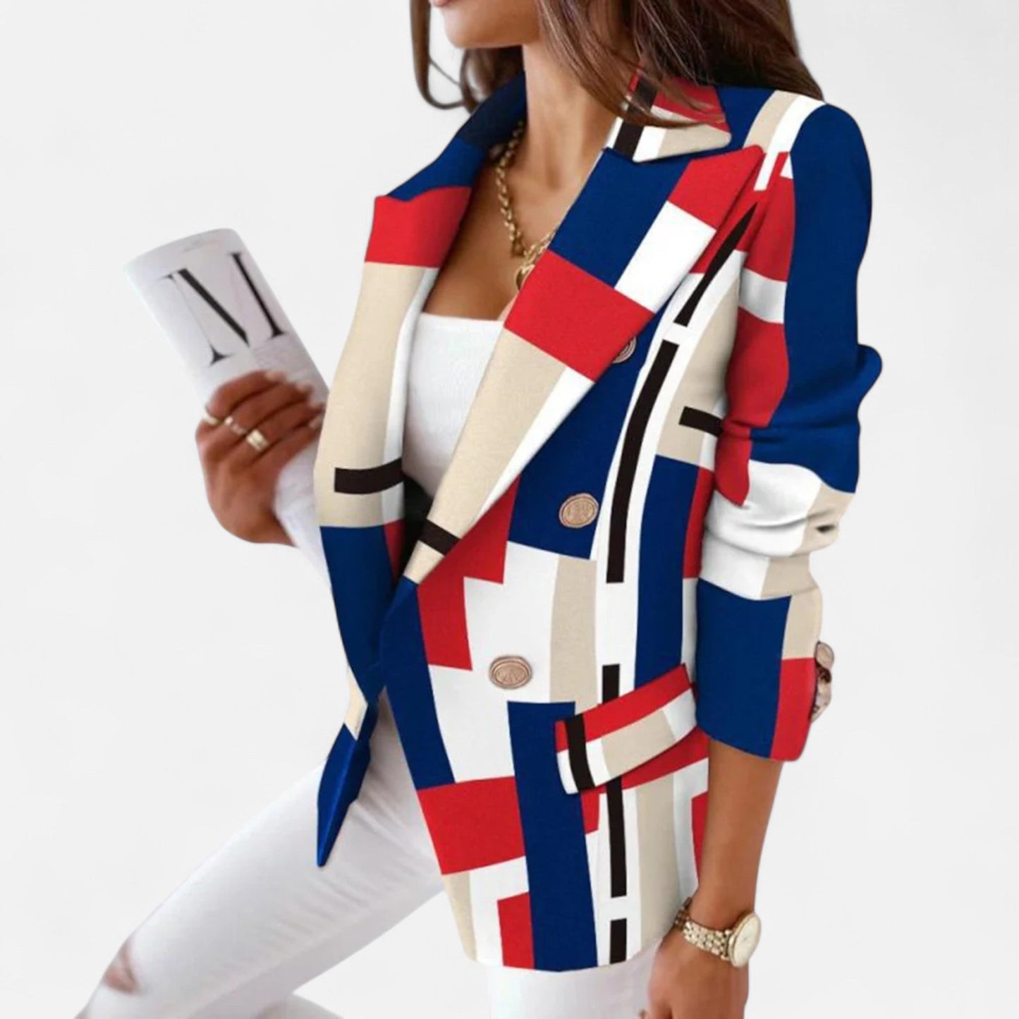 Ancient World | Women's Blazer Jacket Structured Elegance