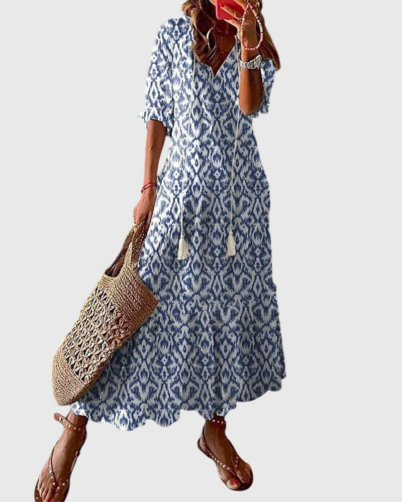 Chic Floral Sundress for Women - Olytrend