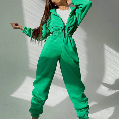 Women's Hoodie Two-Piece Set for Everyday and Leisure
