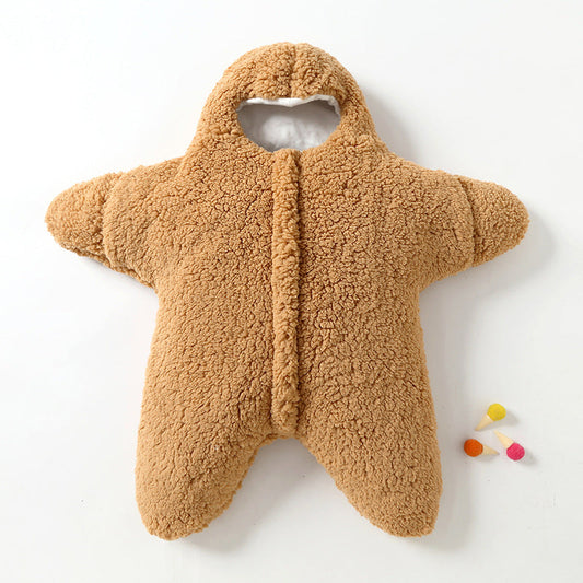 Baby sleeping bag in star shape - warm and cozy for your child