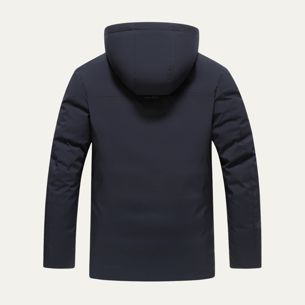 Warm Men's Padded Cotton Parka Jacket with Hood