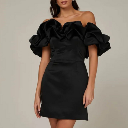 Asymmetric Strap Dress for Women | Midi