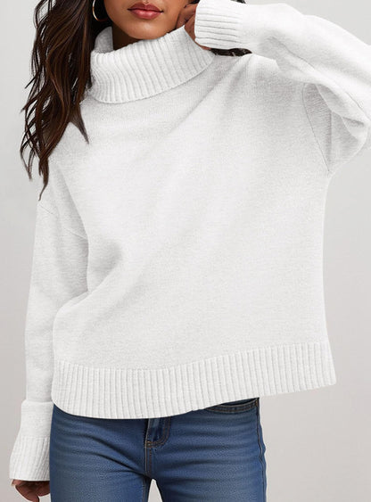 Zoé | Women's Roll Neck Sweater — Elegance & Daily Comfort