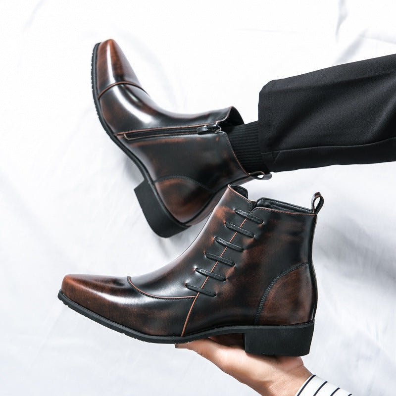 British men's Martin boots winter
