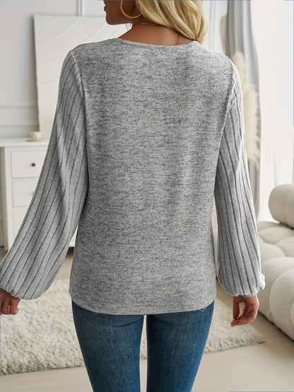 Chic Bell Sleeve Winter Sweater