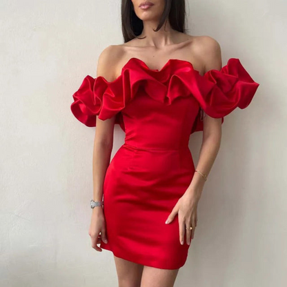 Asymmetric Strap Dress for Women | Midi