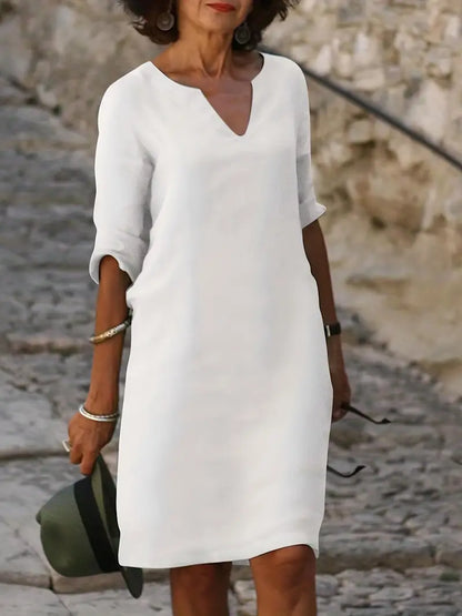 Casual 3/4 Sleeve Emily Dress