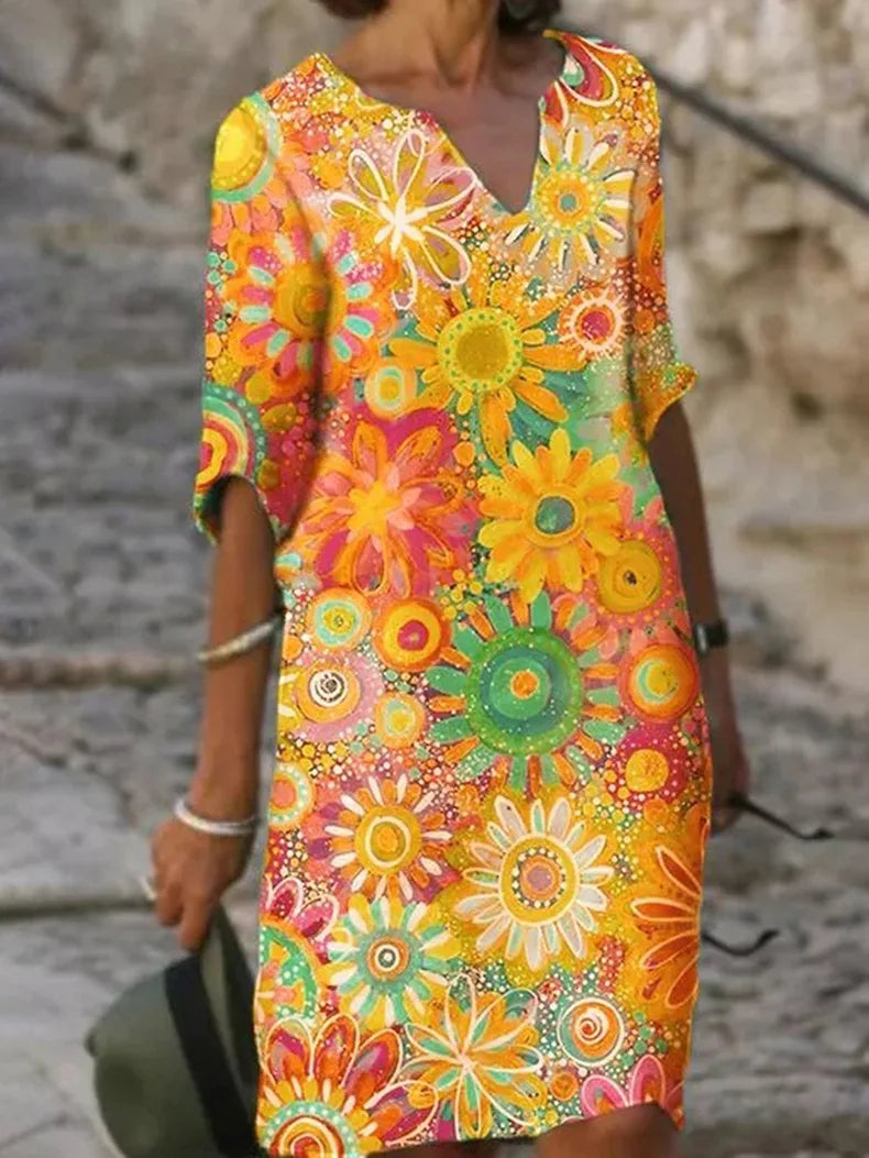 Casual Flower Summer Dress