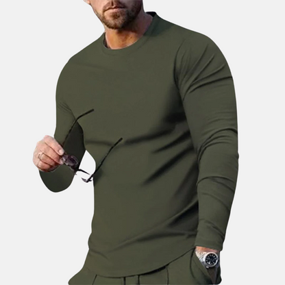 Casual Long Sleeve Street T-Shirt - Olytrend