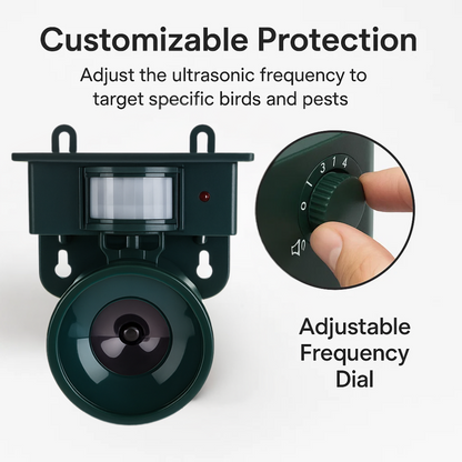 Automatic Outdoor Bird Repellent Device