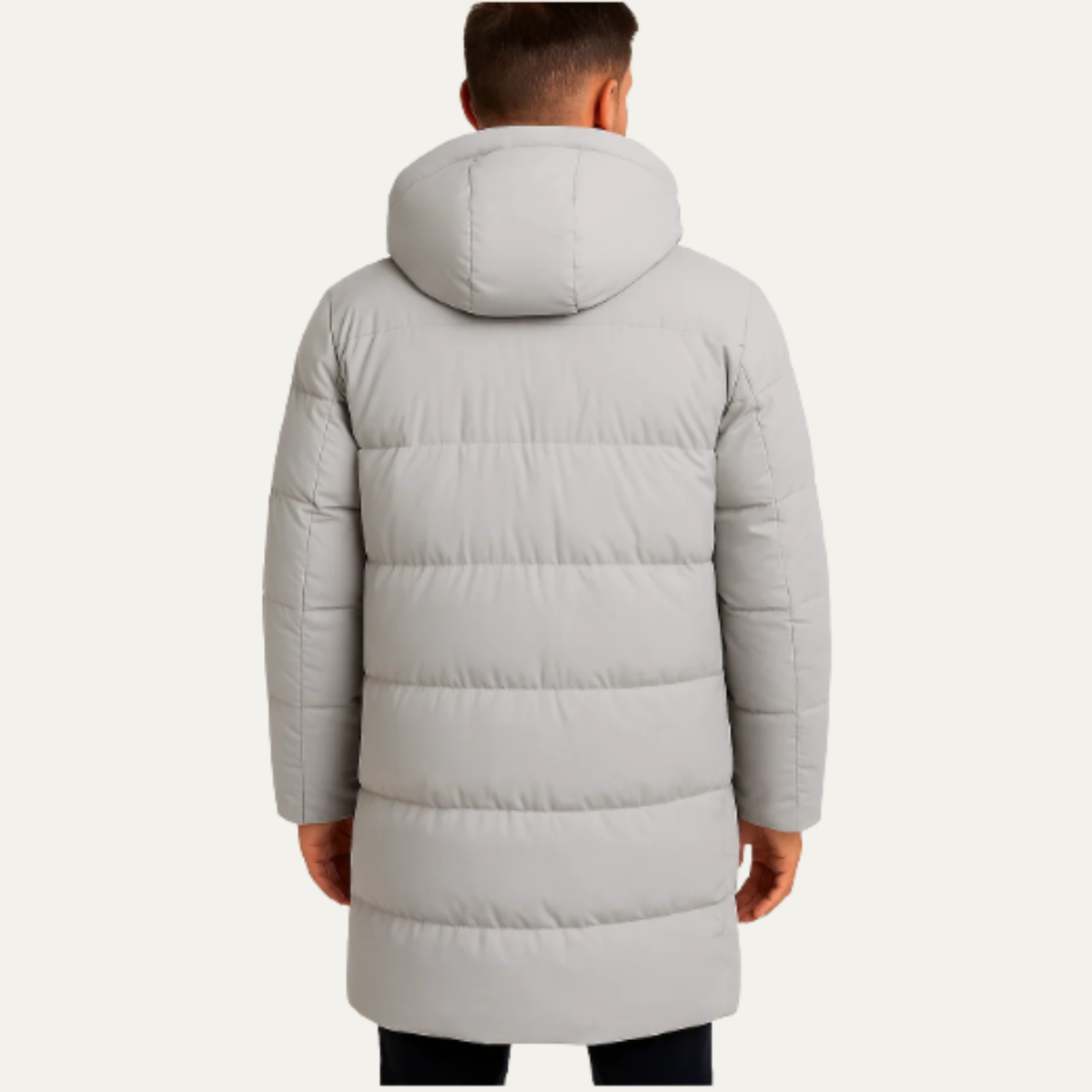 Warm Men's Puffer Hooded Parka Jacket