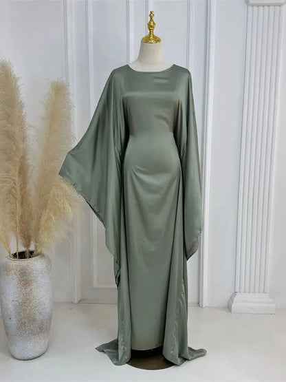 Beautiful Long Evening Dress with Thin Straps and High Cut