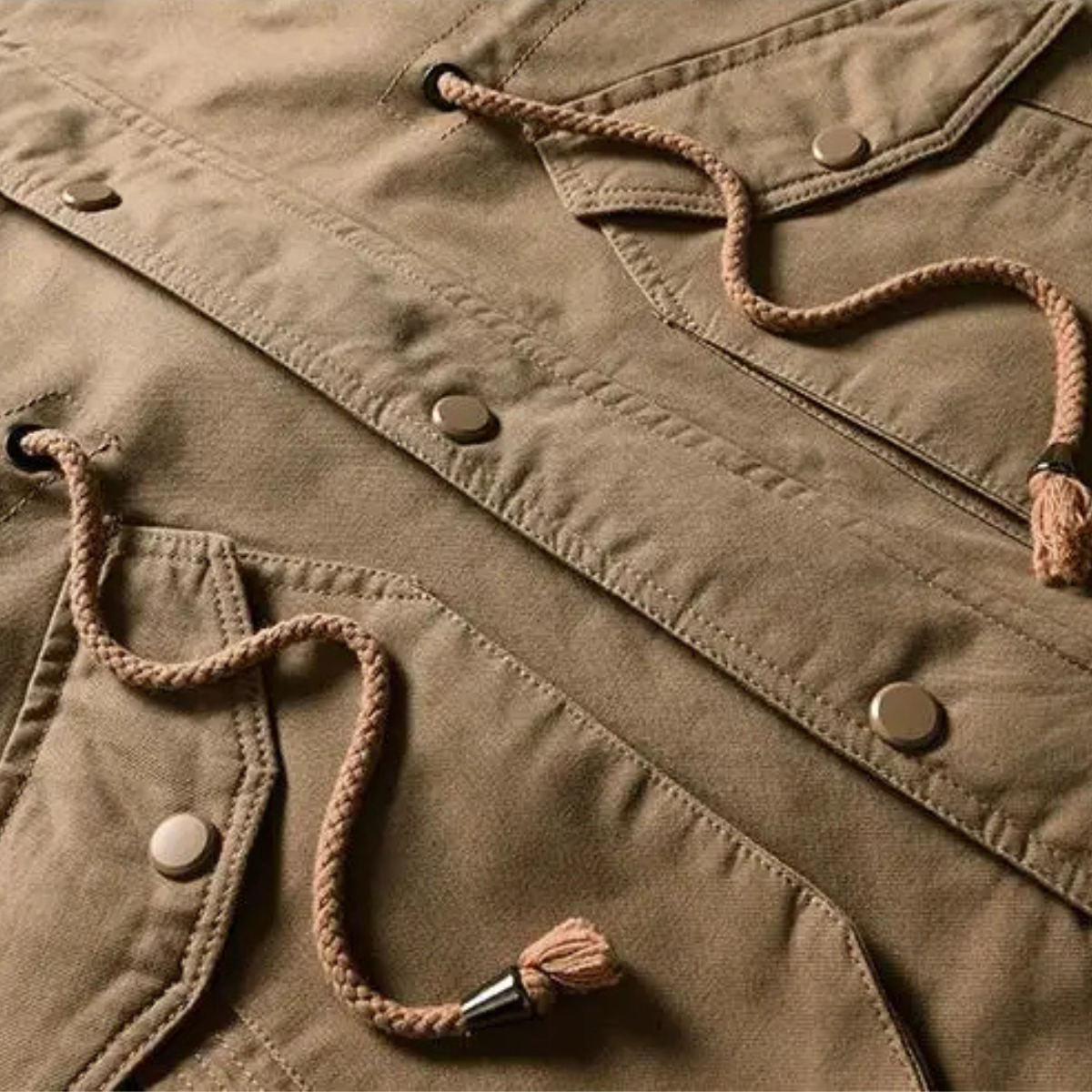 Warm Men's Down Parka Jacket with Faux Fur Hood
