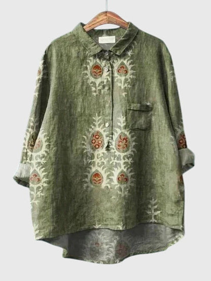 Women's Pretty Flower Pattern Top