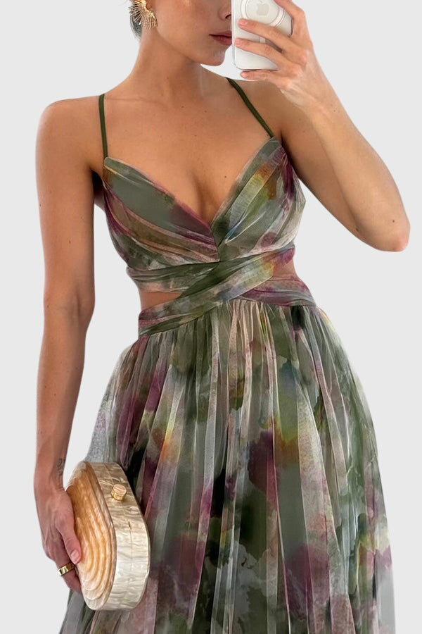 Beautiful Flower Long Dress