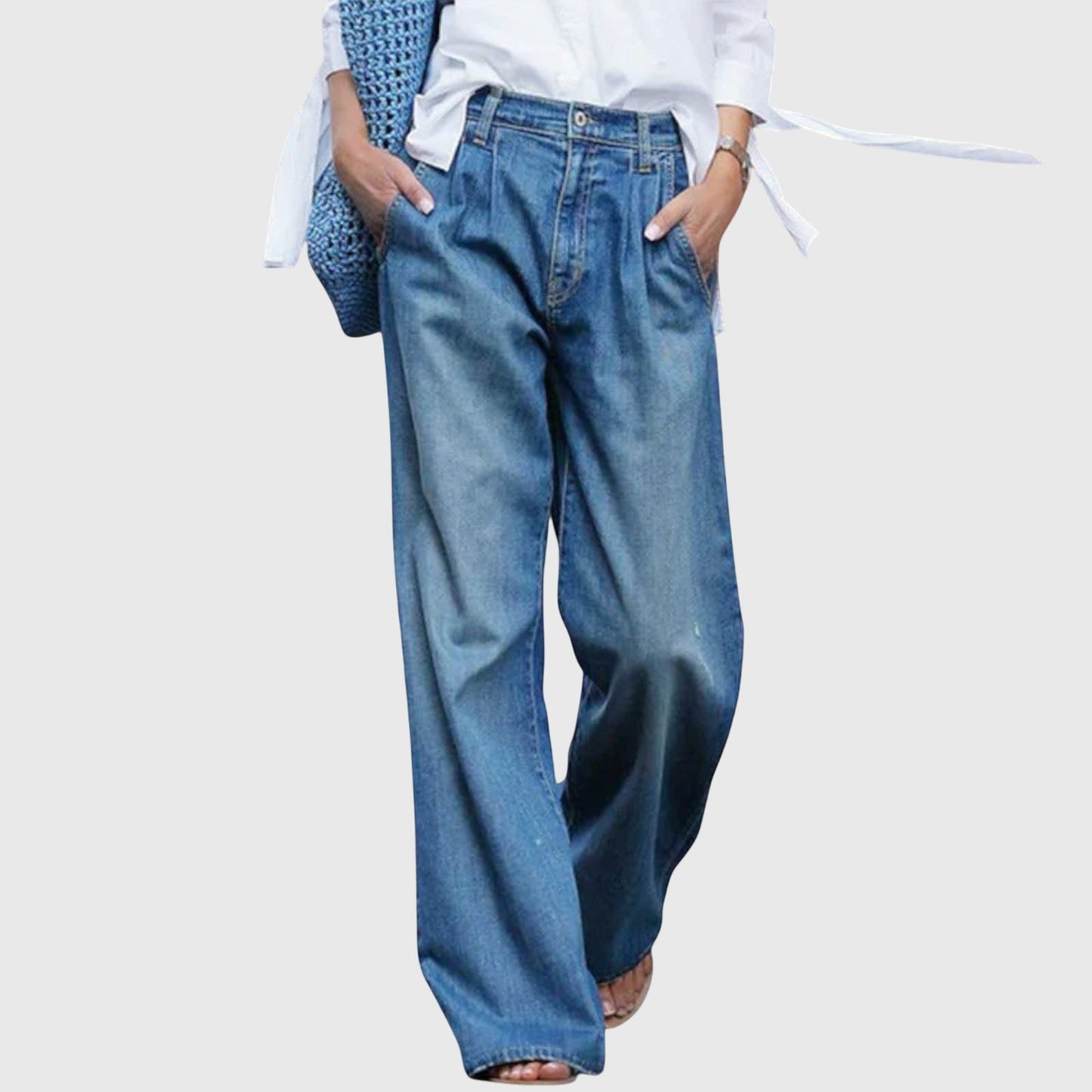 Ava - Premium Wide Leg Women's Jeans - Olytrend