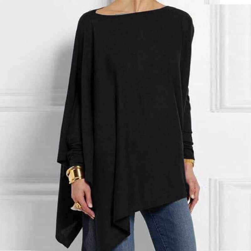 Aliona | Elegant Round Neck and Long Sleeves