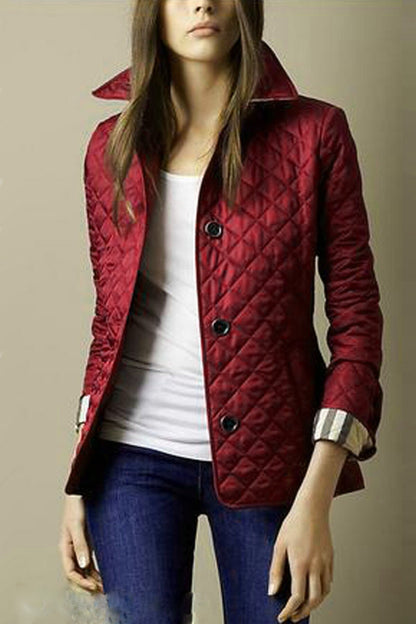 Women's Winter Puffer Jacket | With Buttons