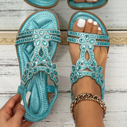 Bohemian Chic Comfortable Flat Sandals