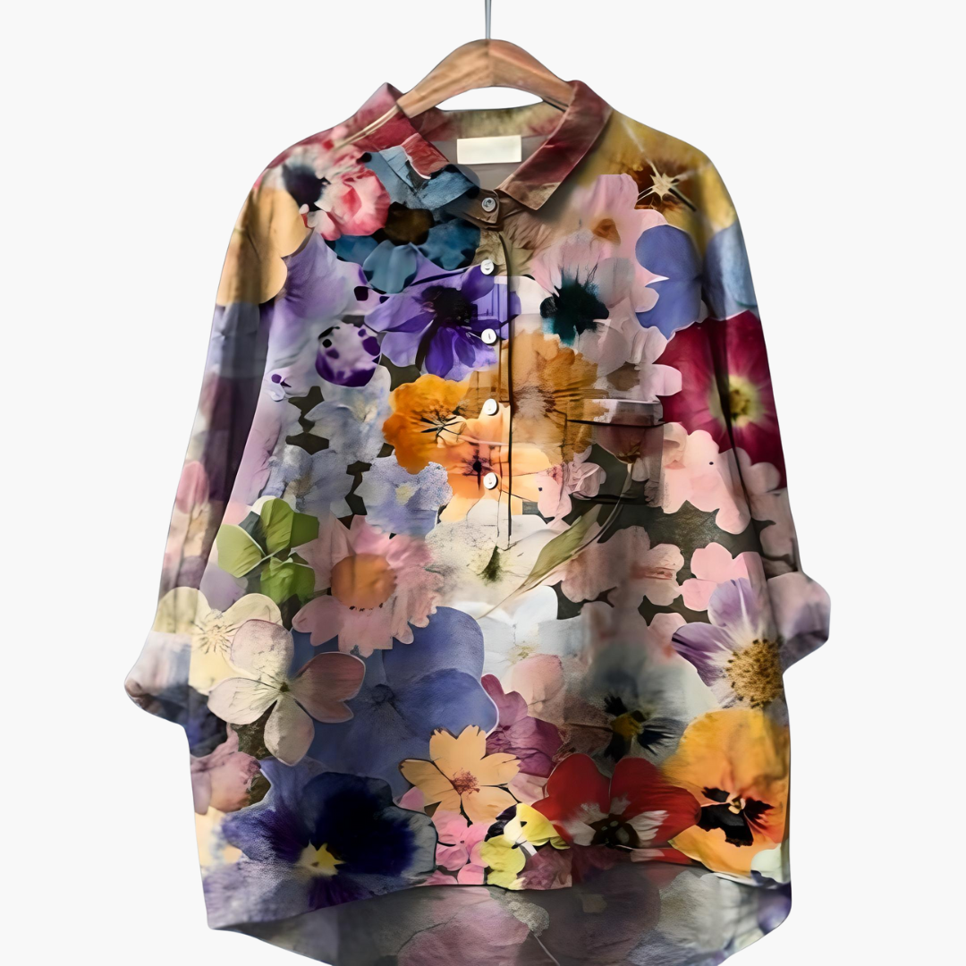 Women's Lightweight Floral Printed Summer Top