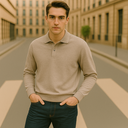 Casual Long Sleeve Shirt for Men | Simple