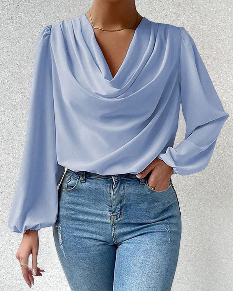 Anjali | Stylish long-sleeved blouse for women