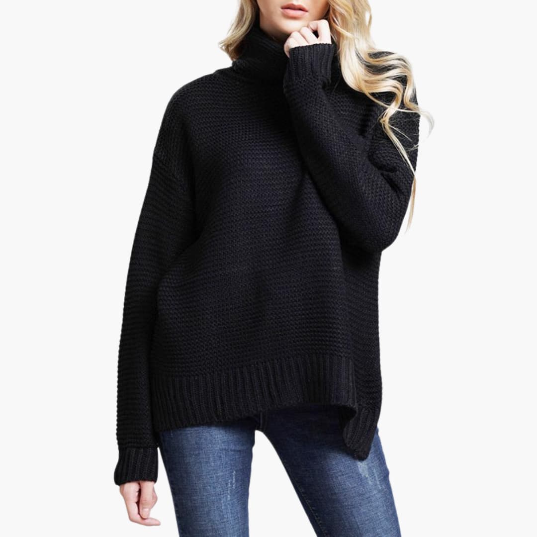 Warm Crew Neck Women's Long Sleeve Sweater