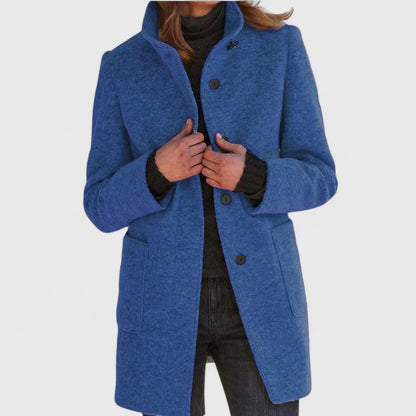 Aya | Mid-Length Coat for Women — Elegance & Daily Warmth